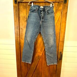 AGOLDE 90’s pinch waist Classic Blue Denim Jeans